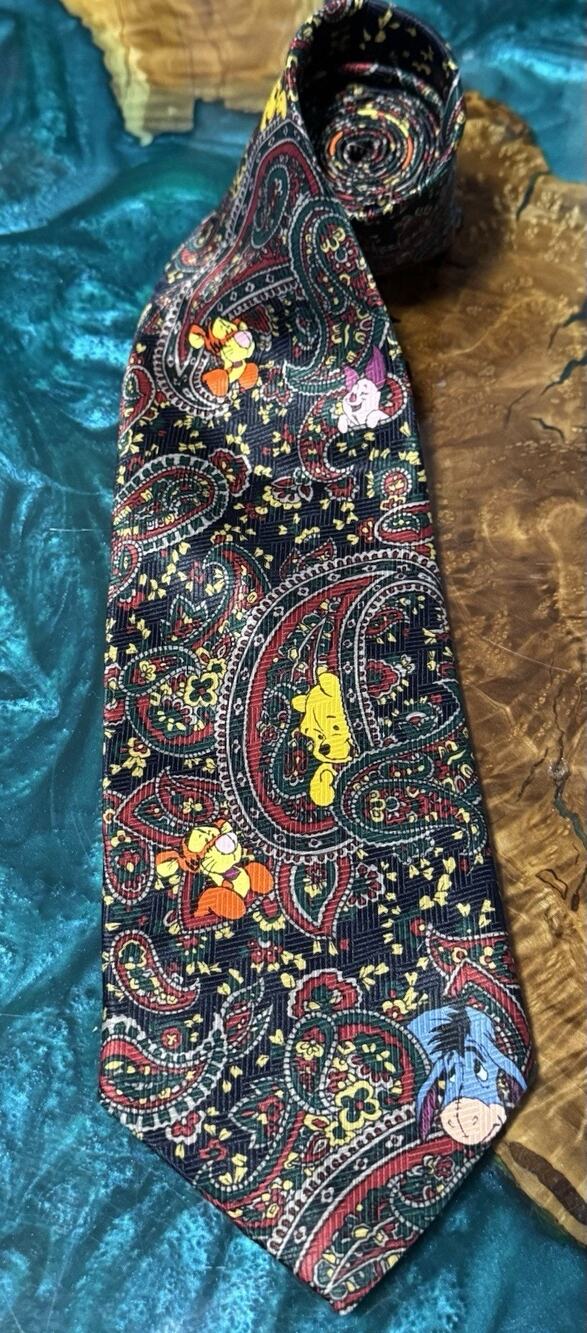 Winnie the Pooh Paisley Tie 56.5 x 3.75in